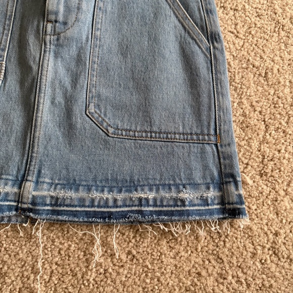 Seventy + mochi elodie jean ruffle hem festival mini blue jean skirt 4(27) NWT - Picture 5 of 15